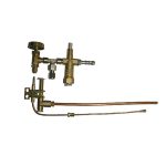 RUBINETTO GAS X FORN. VALVOLATO + PILOTA - 00554