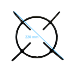 A8015 - RIDUZIONE GHISA GLEM GAS Ø 17 cm - immagine 2