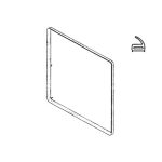 GUARNIZIONE FORNO TIPO EKA LUNGA MM.1568 - A7050 - immagine 2