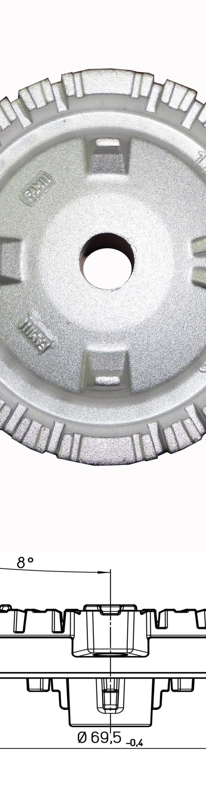 B2551.jpg BRUCIATORE WHIRLPOOL SEMIRAPIDO - B2551 - immagine 1