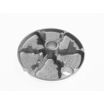 BRUCIATORE ALLUMINIO X S4467 SR 2 FORI - B4461 - immagine 3