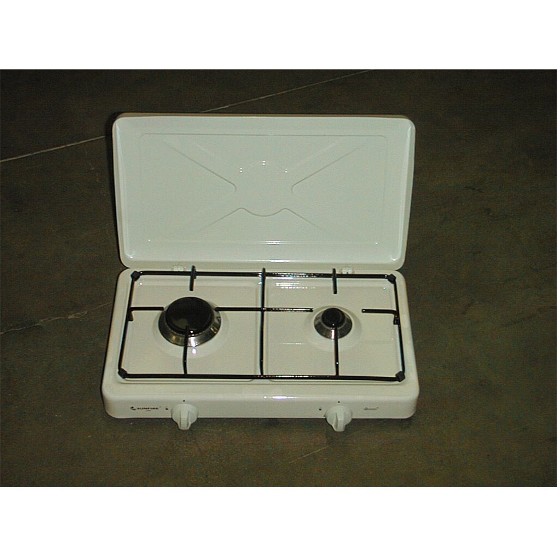 FOR2BIA.jpg FORNELLO 2 FUOCHI GPL BIANCO - - FOR2BIA - immagine 1