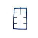 G2527 - GRIGLIA GHISA 1F 395X240
