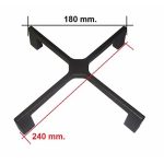 GRIGLIA IN GHISA REX-ELECTROLUX 240X240 - 3546592027 - G4435OR - immagine 2