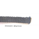 GUARNIZIONE PORTA STUFA PELLET ADESIVA  Dia. 15X3  mm. TRICOTEE  CONFEZIONE DA 2,0 Mt. - GPV15 - immagine 2