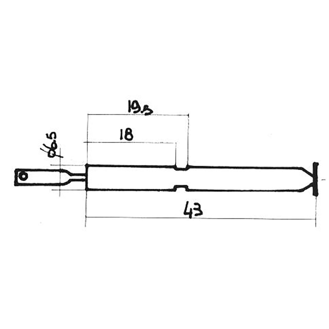 H2921.jpg CANDELETTA TIPO LIGMAR-LIDON - H2921 - immagine 1