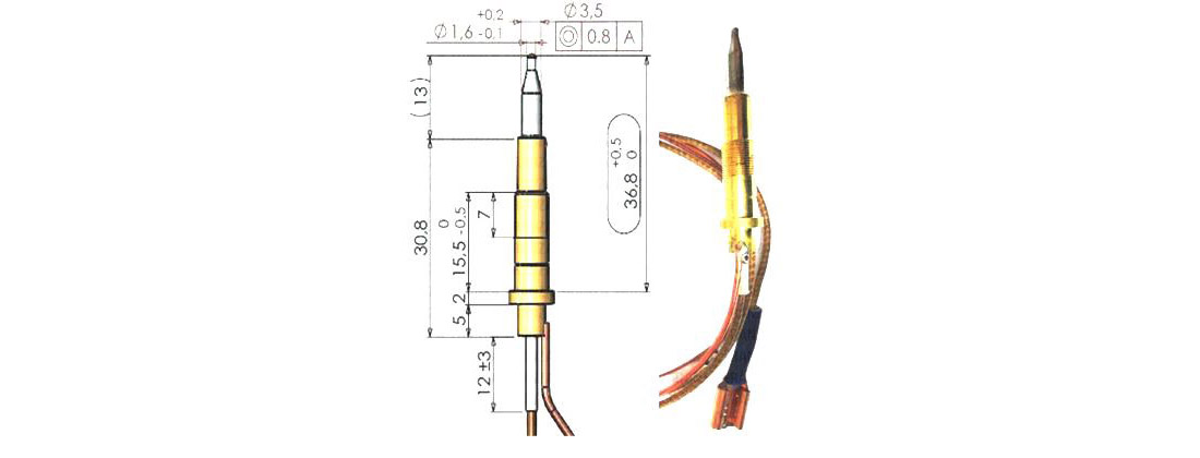 H4798.jpg TERMOCOPPIA FRANKE BIFILARE ATTACCO FASTOM - H4798 - immagine 1