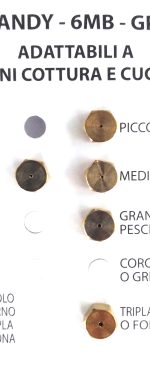 INIETTORI CONF.5 UGELLI 6 MB GPL CANDY/S - HG47