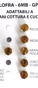 INIETTORI CONF.6 UGELLI 6 MB GPL LOFRA - HG51