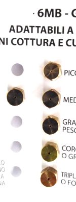 INIETTORI CONF.6 UGELLI 6 MB GPL CANDY/S - HG55 - immagine 2