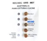INIETTORI CONF.5 UGELLI 6 MB MET REX - HM46 - immagine 2