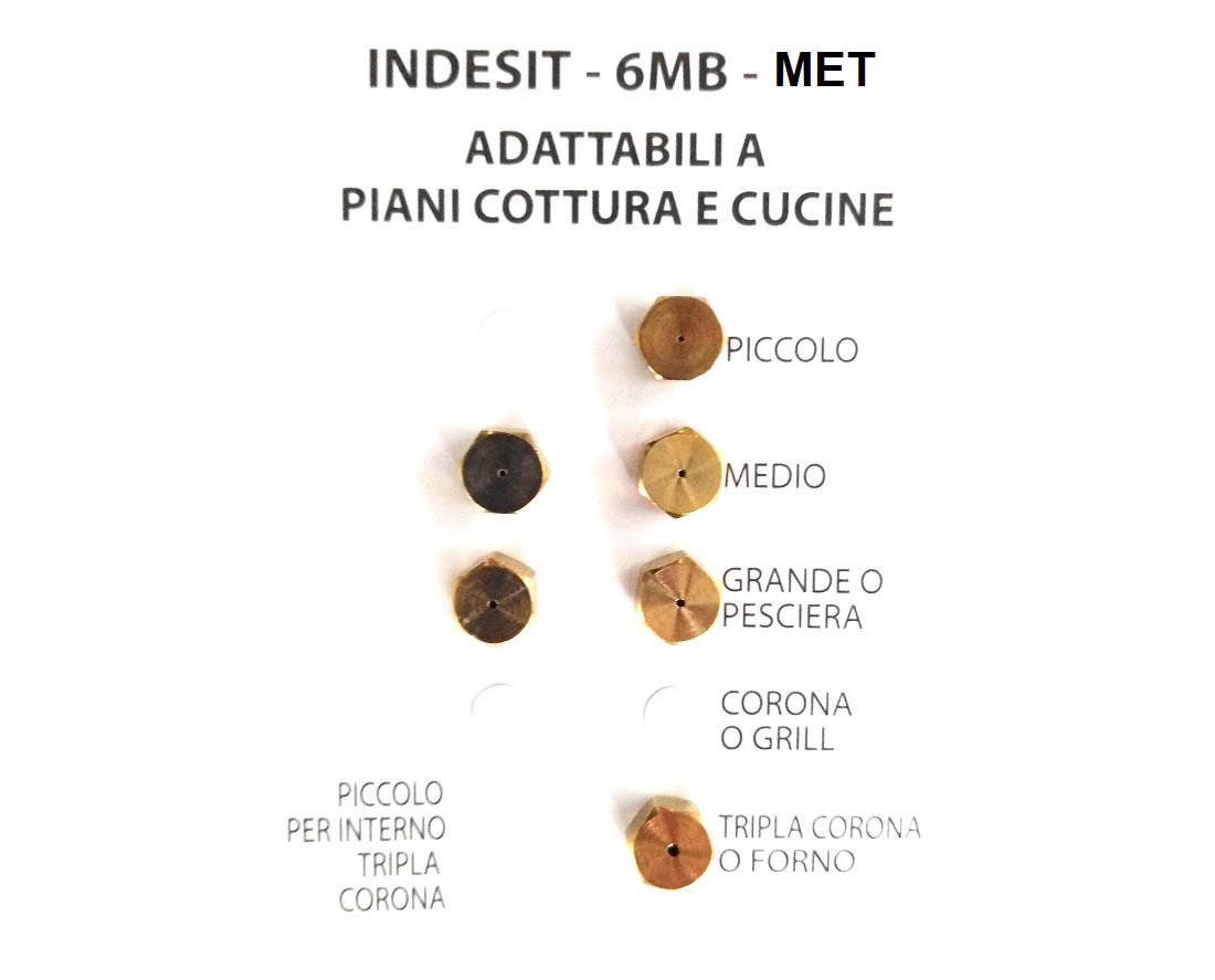 HM50-2.jpg INIETTORI CONF.6 UGELLI 6 MB MET INDESIT - HM50 - immagine 1