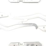 KIT CERNIERA X GAS FIRE  2 CERNIERE 151 x 21 interasse 118 2 PORTARULLINI 111 x 12 interasse 94 - KCF1794 - immagine 3