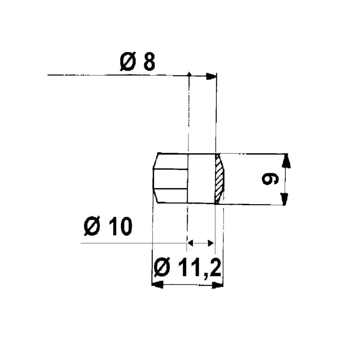 Lb0024.jpg BICONO ( ogiva ) X RB DOPPIO Dia 8 e 10 - LB0024 - immagine 1