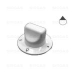 M0223 - MANOPOLA ARISTON BIANCA FORO 7 G-2