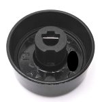 MANOPOLA TIPO ARISTON DIA. 6 PIANO INDICE G+2 - NERO - M0237