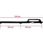 MANIGLIA FORNO X BOMPANI 52,5 NERA - M0482 - immagine 2