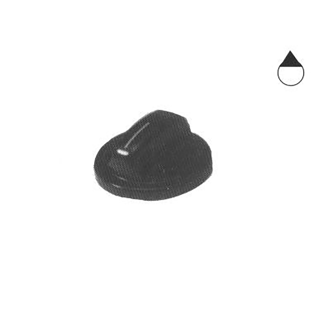 M0808.jpg MANOPOLA TIPO ELBA MARRONE - M0808 - immagine 1