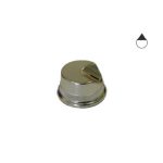 MANOPOLA TIPO FOSTER DIAM.8 G+3 ORO - M1306 - immagine 2