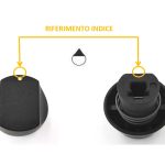 MANOPOLA TIPO FRANKE DIA.6 G+20 NEROGOFF - M1527 - immagine 5