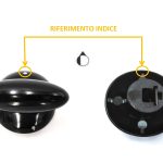 MANOPOLA TIPO FRANKE DIA.6 G+9 NERA - M1529 - immagine 7