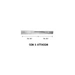 MANIGLIA FORNO X GASFIRE BOMBATA BIANCA - M1785 - immagine 2