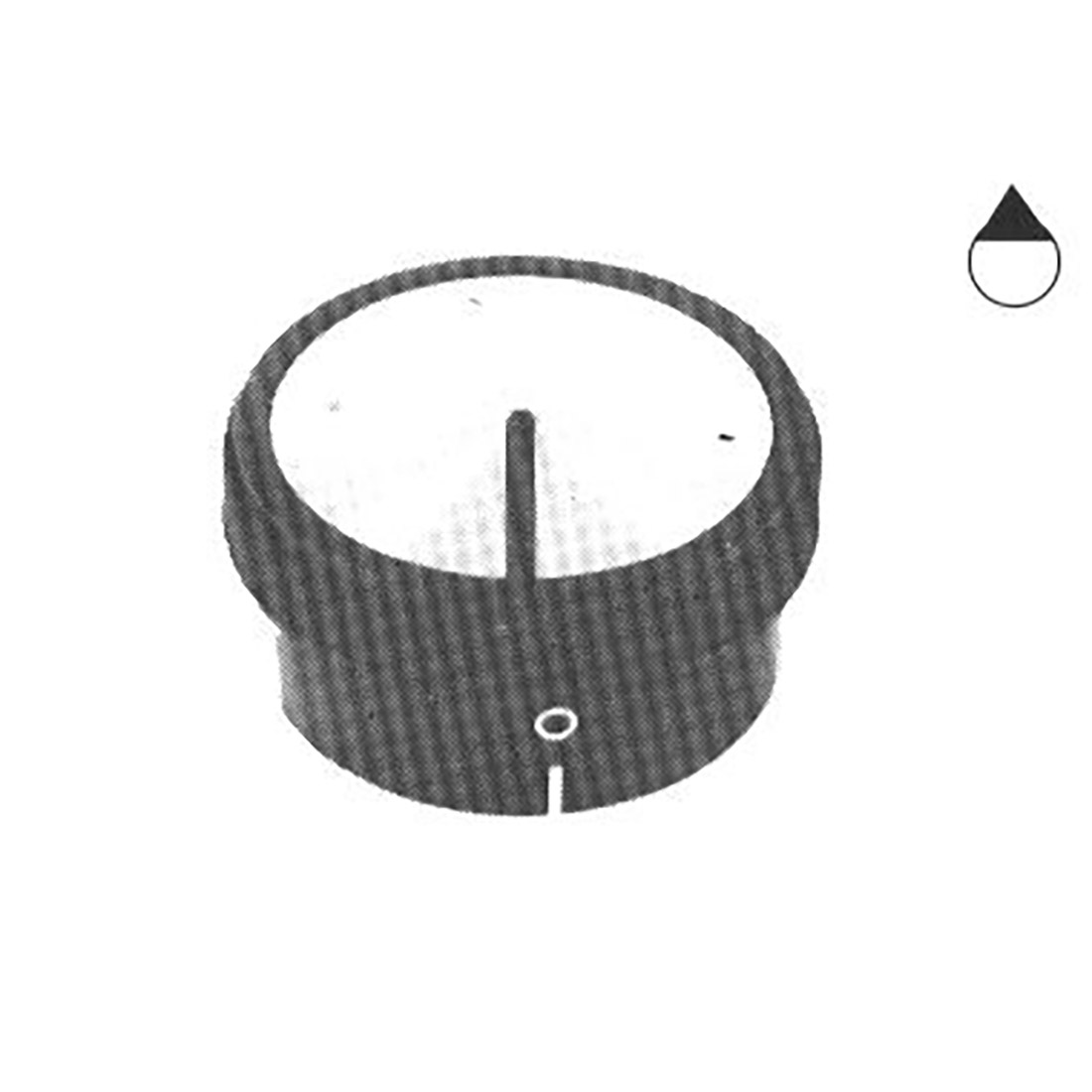 M2605.jpg MANOPOLA TIPO ILVE - M2605 - immagine 1