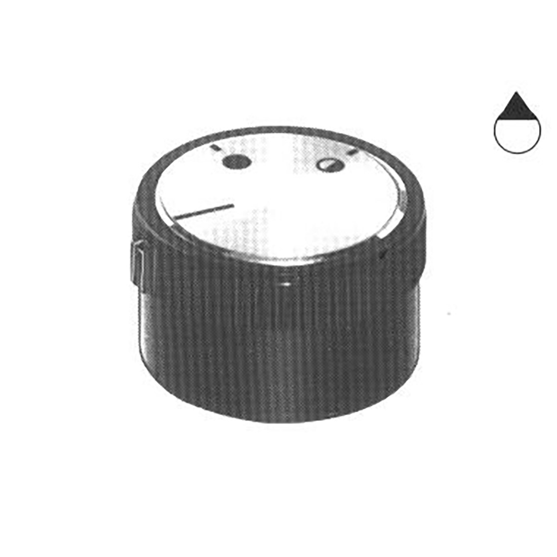 M2606.jpg MANOPOLA TIPO ILVE - M2606 - immagine 1