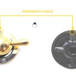 MANOPOLA TIPO X ILVE DIA.8 G+2 NER-ORO - M2617 - immagine 2