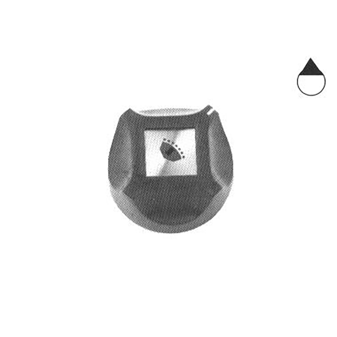 M2701.jpg MANOPOLA TIPO INDESIT - M2701 - immagine 1