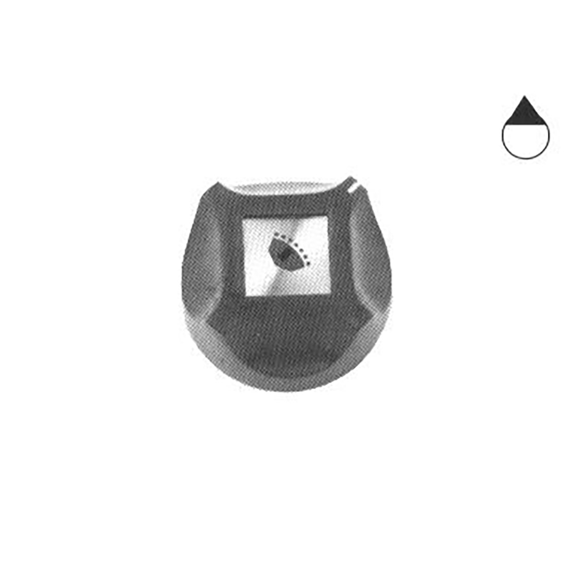 M2702.jpg MANOPOLA TIPO INDESIT - M2702 - immagine 1