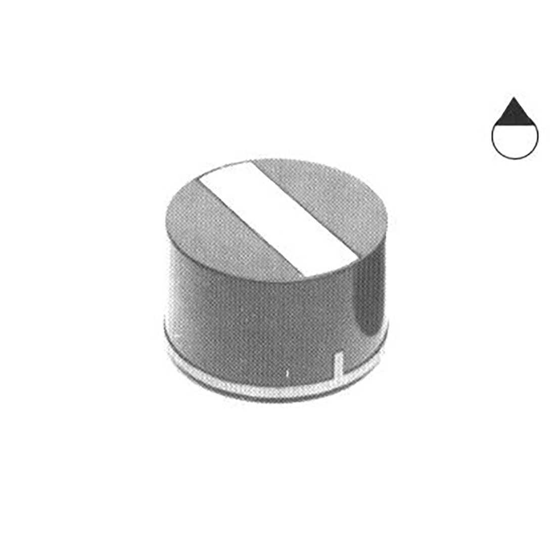 M2707.jpg MANOPOLA TIPO INDESIT - M2707 - immagine 1