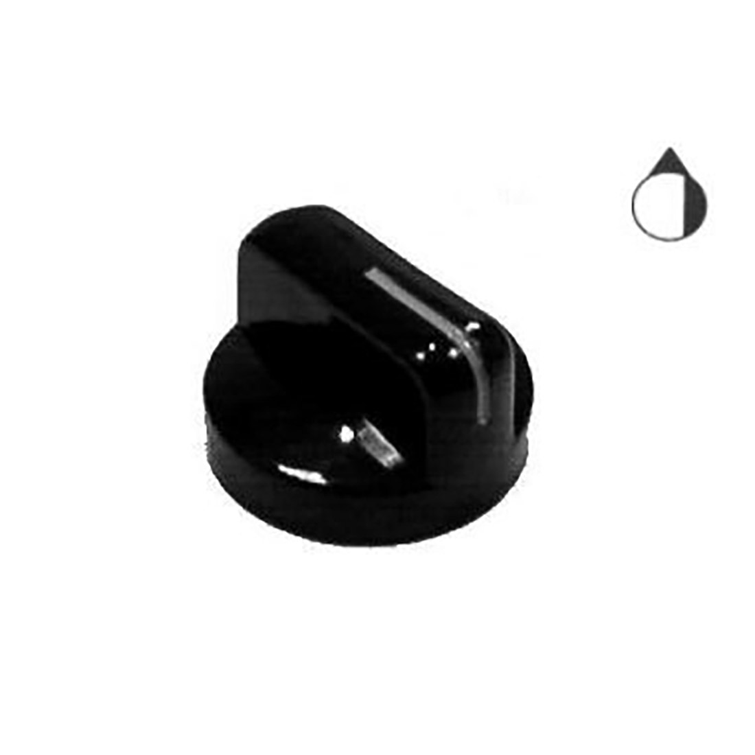 M2728.jpg MANOPOLA INDESIT BIANCA - M2728 - immagine 1