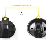 MANOPOLA TIPO LOFRA FORO DIAM.6 G+7 NERA - M3213 - immagine 4