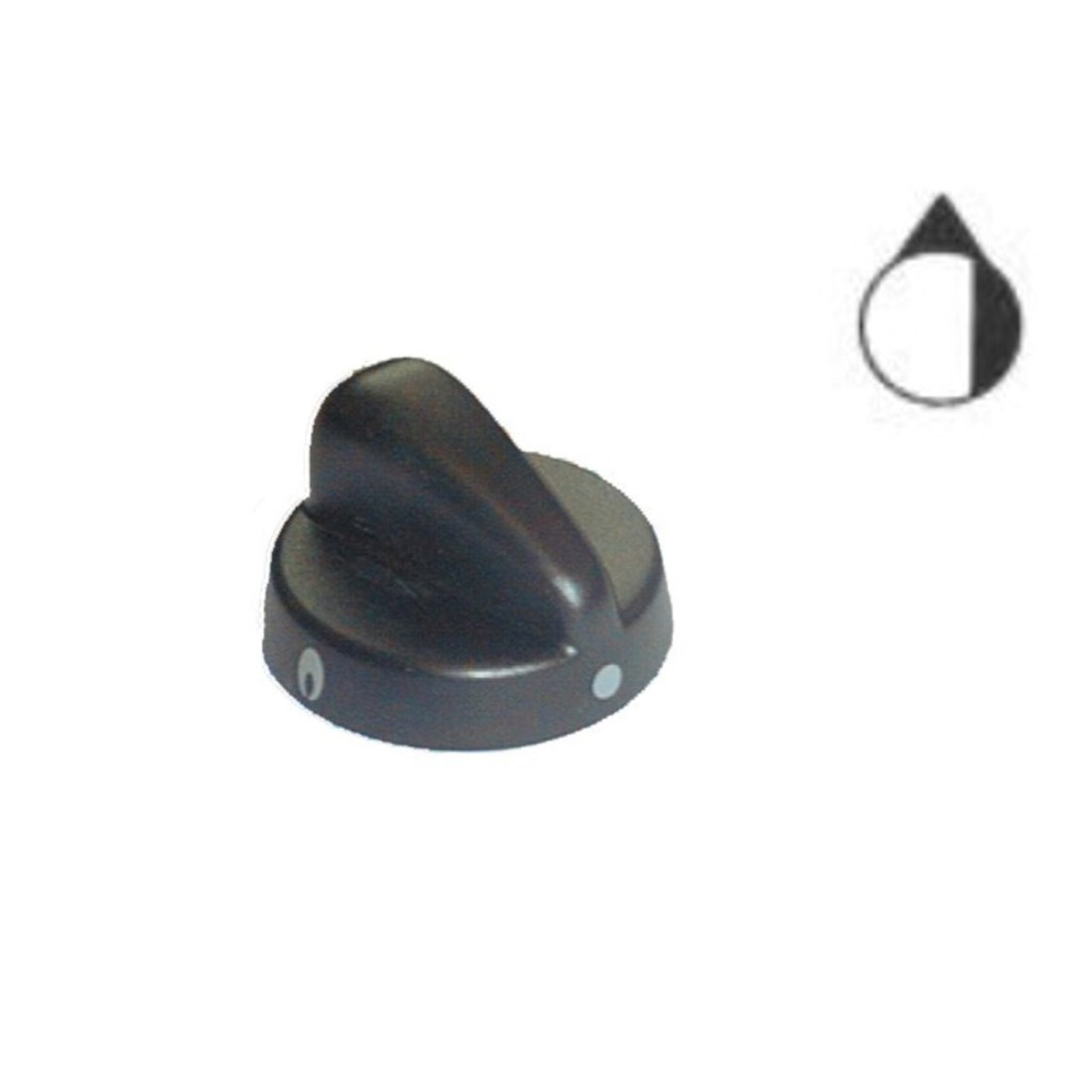 M3646.jpg MANOPOLA X NARDI DIA. 6 G=0 INOX P.DX. - M3646 - immagine 1