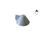 MANOPOLA TIPO REX ZANUSSI DIA 6 G-4 BIAN - M4450 - immagine 2