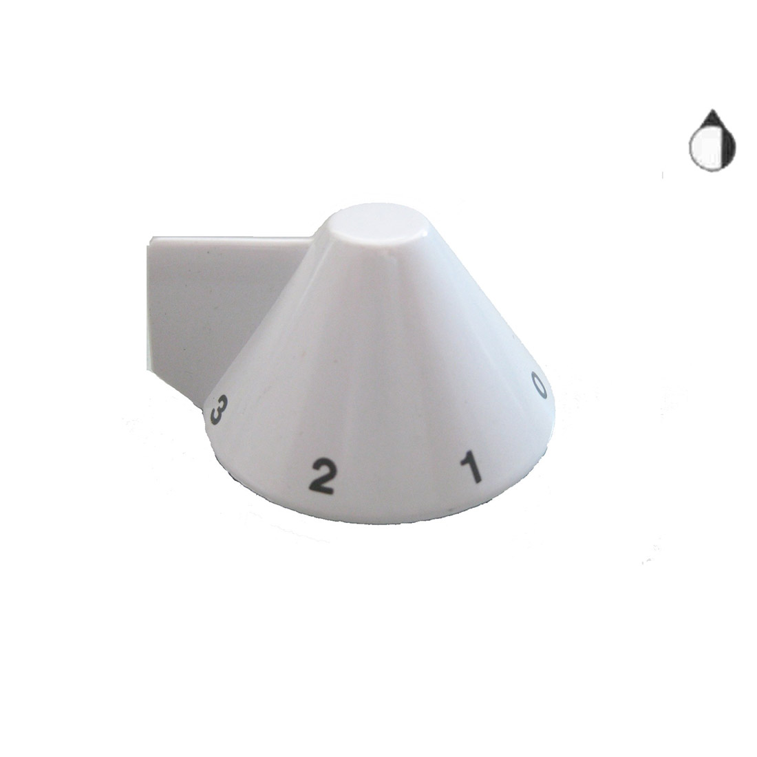 M4450-3.jpg MANOPOLA TIPO REX ZANUSSI DIA 6 G-4 BIAN - M4450 - immagine 1