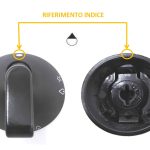 MANOPOLA TIPO ZANUSSI ELECTROLUX ORIGINALI DIA.6 G-2 PIANO INDICE 50292817009 - M4464 - immagine 3