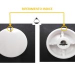 MANOPOLA TIPO SAMET BIANCA - M4723 - immagine 4