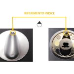 MANOPOLA TIPO SAMET COL. INOX DIA.6 G=0 - M4731 - immagine 4