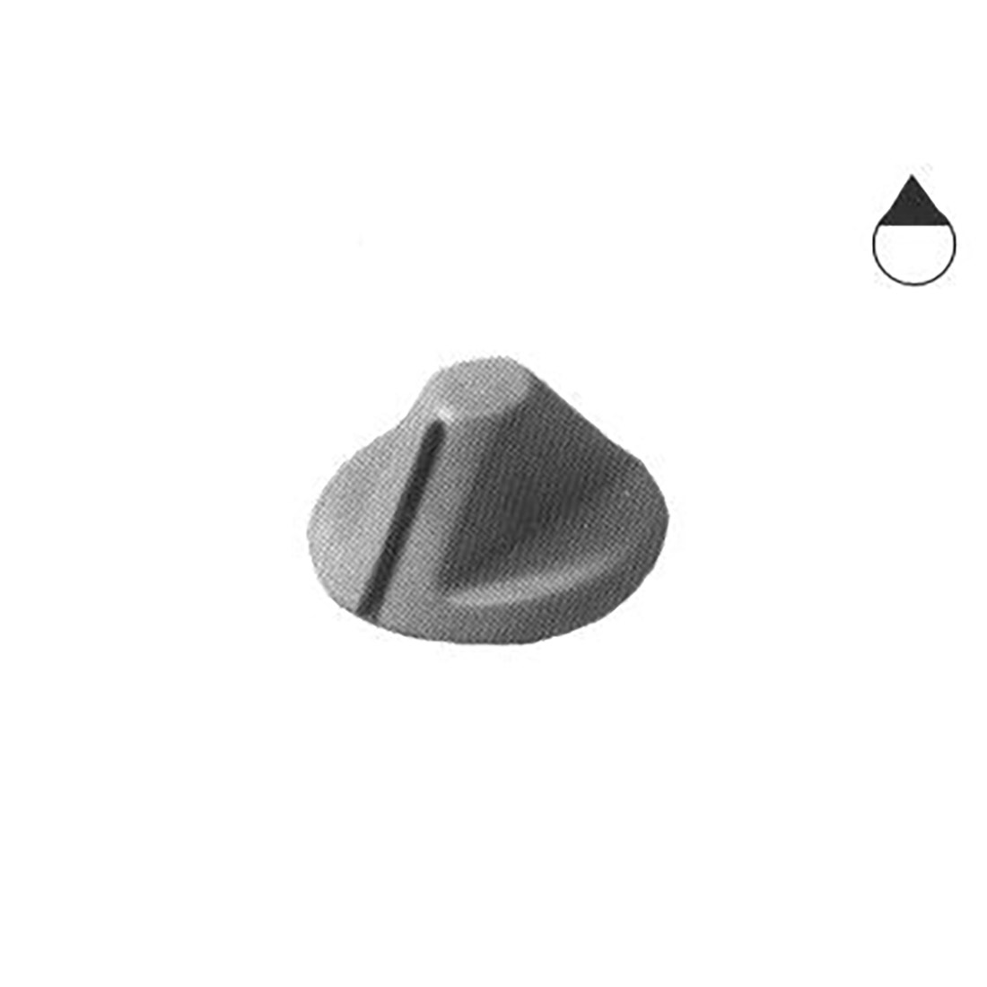 M5927.jpg DARE M5925 MANOPOLA TIPO TECNOGAS - M5927 - immagine 1