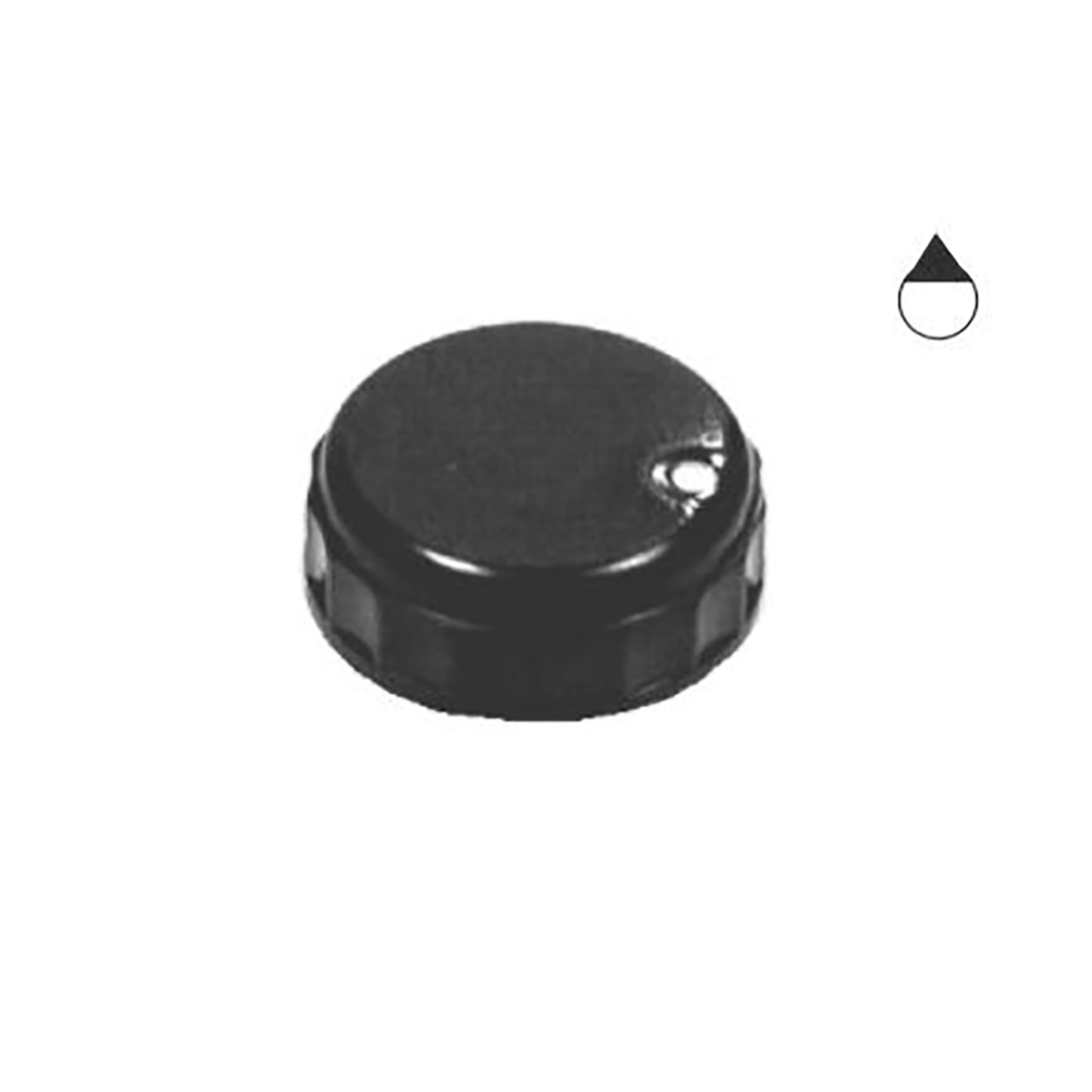 M5942.jpg MANOPOLA TIPO TECNOGAS MARRONE - M5942 - immagine 1