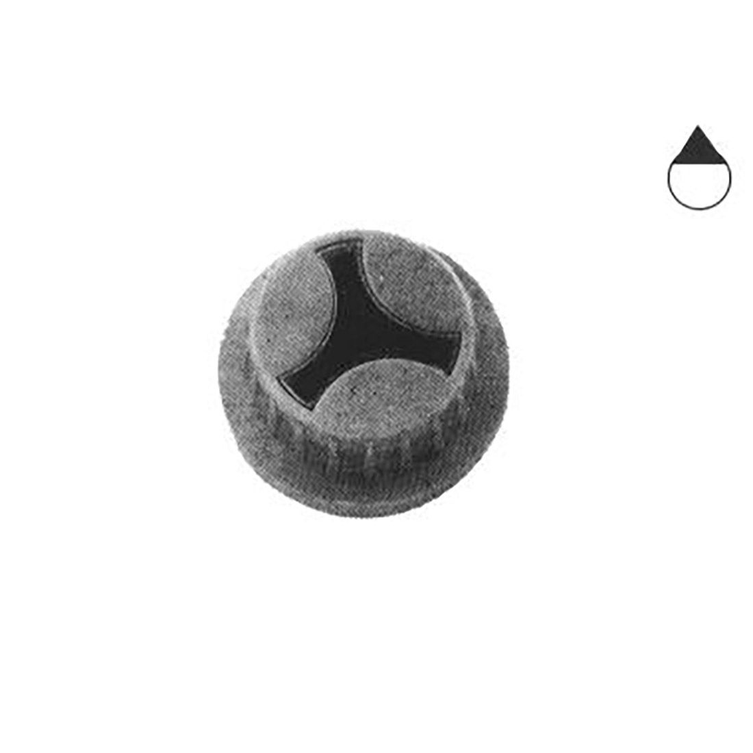 M6114.jpg MANOPOLA TIPO TRIPLEX - M6114 - immagine 1