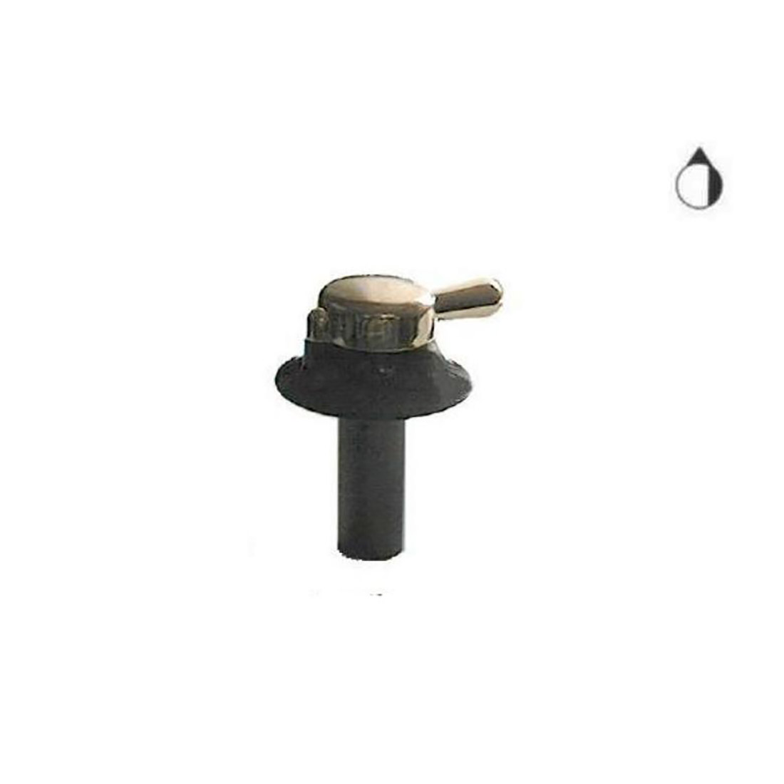 M6217.jpg MANOPLA TIPO TERIM DIA. 6 G+39 NERO-ORO - M6217 - immagine 1