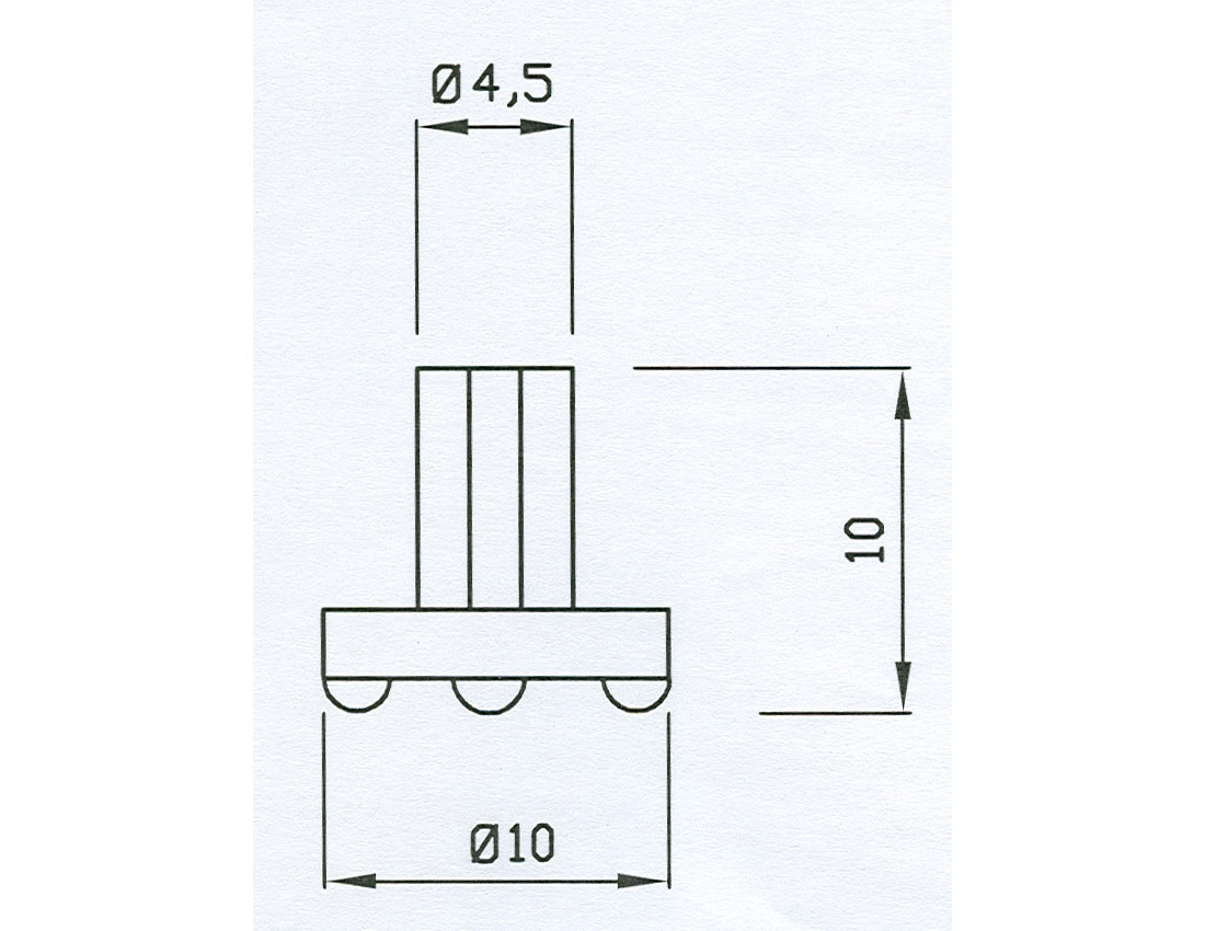 P0002.jpg PIEDINO IN GOMMA PER G2514 - P0002 - immagine 1
