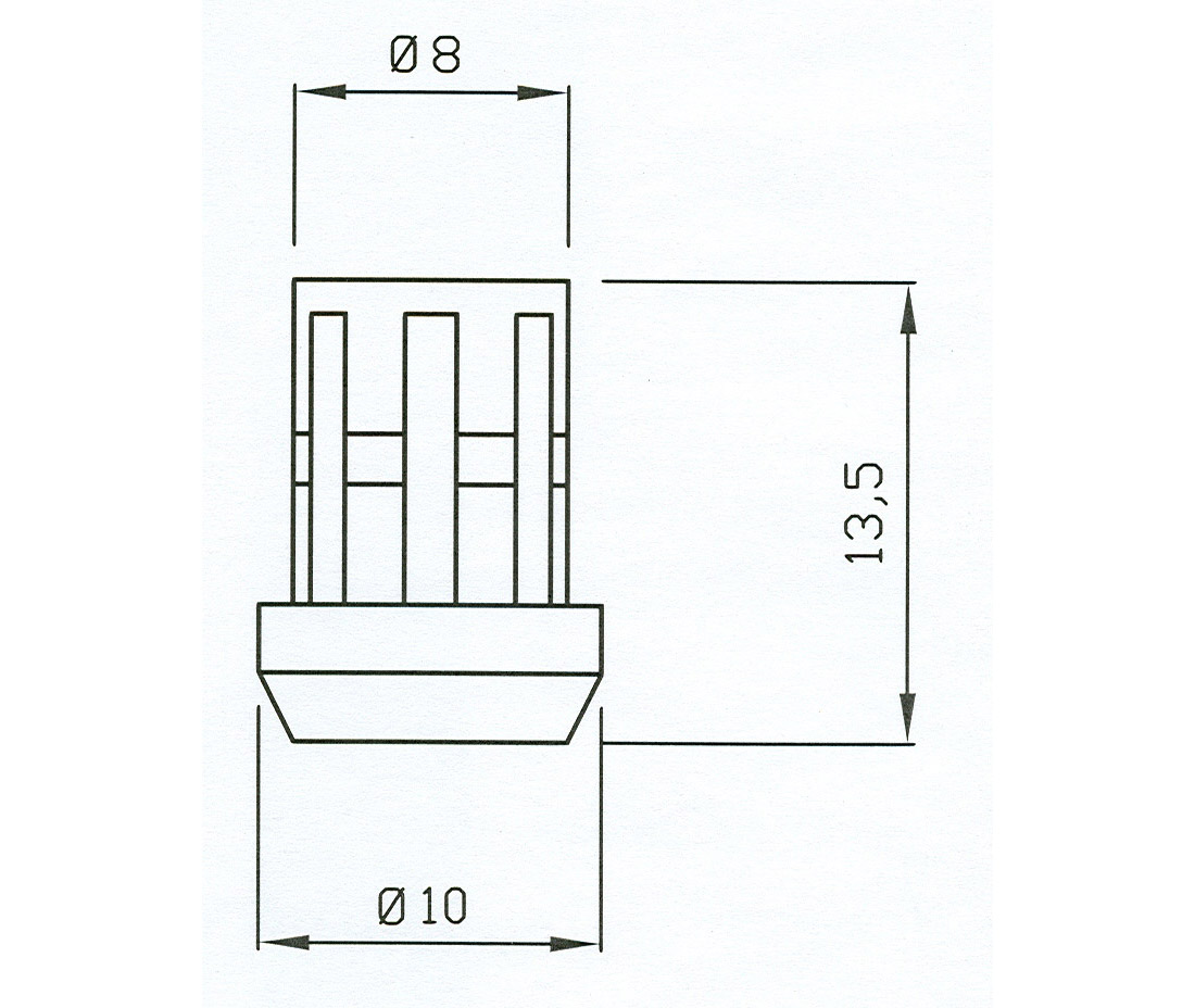 P0003.jpg PIEDINO IN GOMMA PER G1301 - P0003 - immagine 1