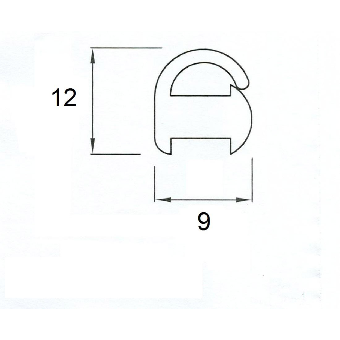 P0018.jpg PIEDINO IN GOMMA PER GRIGLIE - P0018 - immagine 1