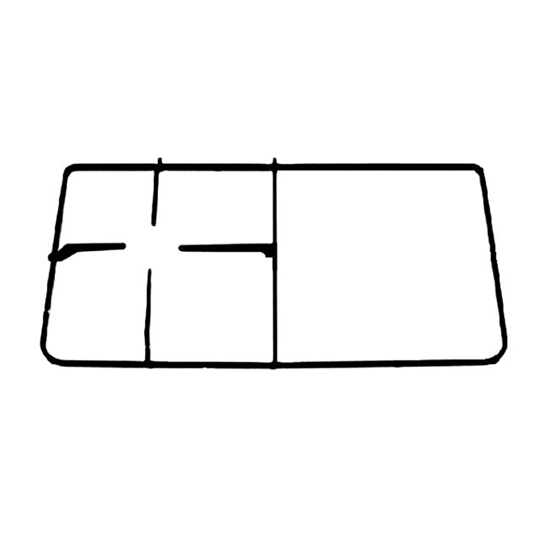 P0271.jpg GRIGLIE PIATTINA 1F.+ P. 449X233 - P0271 - immagine 1