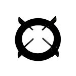 GRIGLIA IN PIATTINA 1F. DIA. 165 NERA -  C00098930 - P0285 - immagine 2