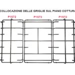 GRIGLIA IN PIATTINA X FRANKE 1 FUOCHI CENT. 385X248 - P1573